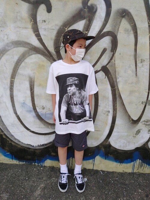 ハンちゃん Dickiesのパンツを使ったコーディネート Wear