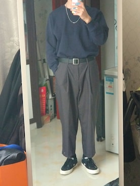 「school」｜乌合之众さん（メンズ・176cm）の冬コーディネート