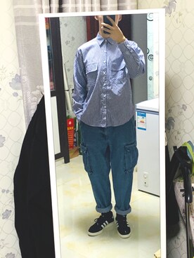 「school」｜乌合之众さん（メンズ・175cm）の夏コーディネート