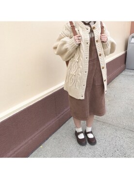 「SPINNS」｜👶🏻さん（レディース・152cm）の秋コーディネート