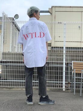 LHP PRIVATE LAB木更津店｜inami使用「WHITELAND BLACKBURN（WHITELAND/ホワイトランド/WLTD DOKING SHIRTS(シャツ)）」的時尚穿搭