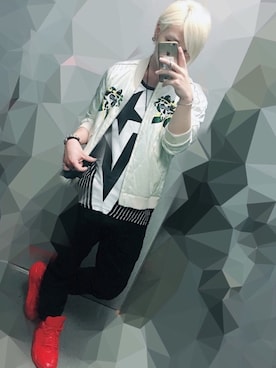 「UNDERCOVER（アンダーカバー）のアイテム（その他アウター）」を使った、たいぴんさん（メンズ・165cm）の秋コーディネート