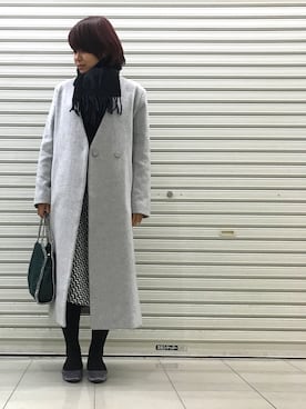 「KBF+」｜「アイテム（その他アウター）」を使った、おはぎ❇︎さんさん（レディース・154cm）の冬コーディネート