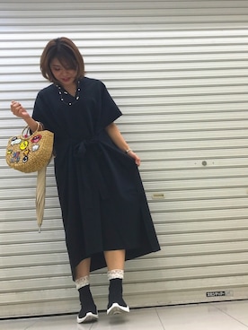 「Lara&Heart（ララアンドハート）のアイテム」を使った、おはぎ❇︎さんさん（レディース・154cm）の夏コーディネート