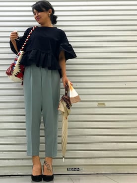 おはぎ❇︎さんさん(レディース・154cm)の夏コーディネート