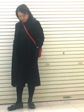 「URBAN RESEARCH ROSSO WOMEN（アーバンリサーチ　ロッソ）のアイテム（チェスターコート）」を使った、おはぎ❇︎さんさん（レディース・154cm）の春コーディネート