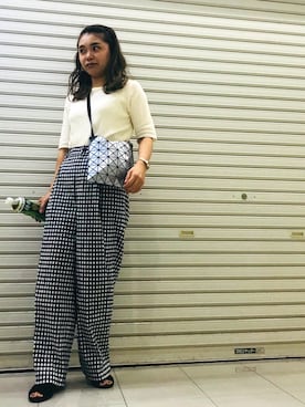 「ぶたさん」｜おはぎ❇︎さんさん（レディース・154cm）の夏コーディネート