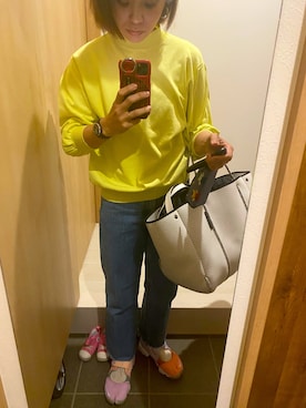 「STATE OF ESCAPE（ステートオブエスケープ）のアイテム」を使った、おはぎ❇︎さんさん（レディース・154cm）の春コーディネート