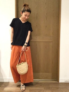 橋本さん（レディース・162cm）の春コーディネート