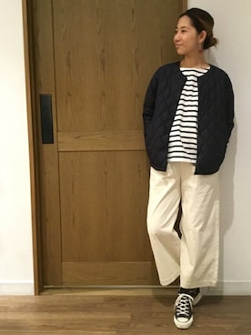 「SHIPS Days（シップスデイズ）のアイテム」を使った、橋本さん（レディース・162cm）の秋コーディネート