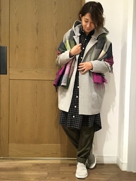 「SHIPS Days（シップスデイズ）のアイテム」を使った、橋本さん（レディース・162cm）の秋コーディネート