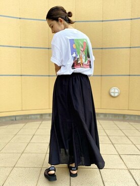 橋本さん（レディース・162cm）の夏コーディネート