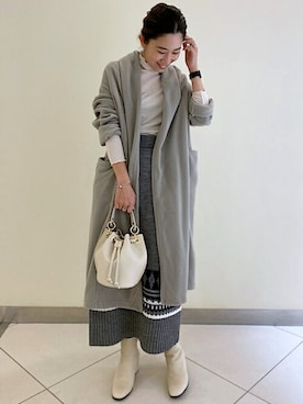 橋本さん（レディース・162cm）の秋コーディネート