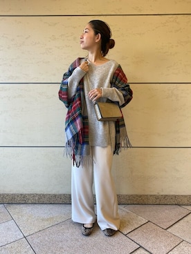 橋本さん(レディース・162cm)の秋コーディネート