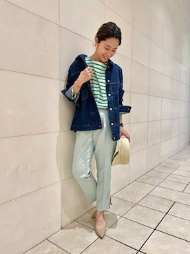 橋本さん(レディース・162cm)の春コーディネート