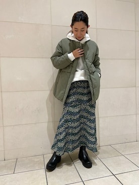 「SHIPS any（シップス エニィ）のアイテム（その他アウター）」を使った、橋本さん（レディース・162cm）の冬コーディネート