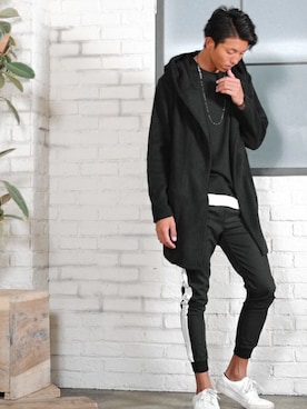 「ジョガーパンツ」｜KENJIさん（メンズ・183cm）の秋コーディネート