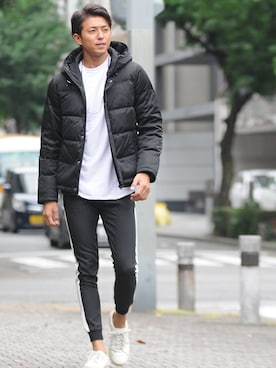 「SPADE（スペード）のアイテム（ジャケット/アウター）」を使った、KENJIさん（メンズ・183cm）の秋コーディネート