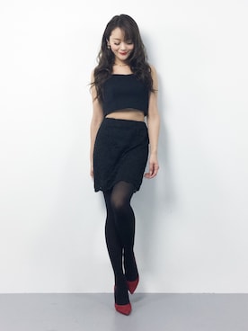 三上玲奈さん(レディース・165cm)の冬コーディネート