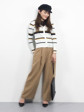 三上玲奈さん（レディース・165cm）の冬コーディネート