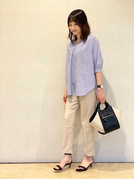 ルクールブランルミネ荻窪店スタッフさん(レディース・160cm)の春コーディネート