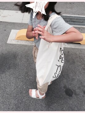 「CIBONE（シボネ）のアイテム（バッグ）」を使った、miiyさん（レディース・161cm）の夏コーディネート