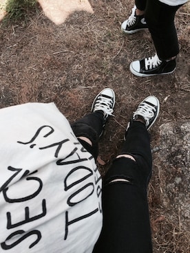 「TODAY'S SPECIAL（トゥデイズスペシャル）のMARCHE BAG/マルシェバッグ（エコバッグ/サブバッグ）」を使った、miiyさん（レディース・161cm）の秋コーディネート