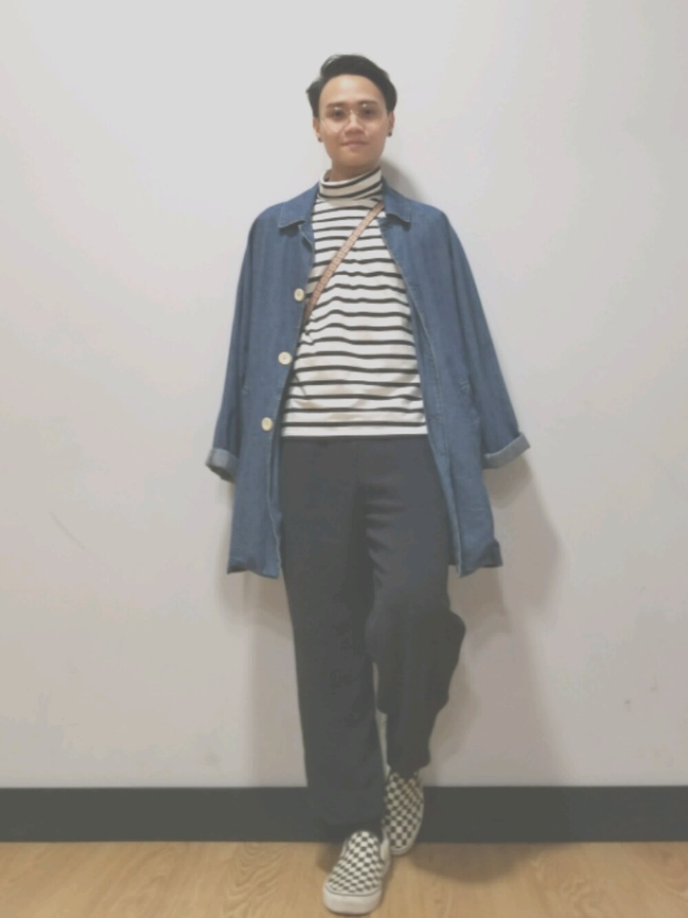 「VINTAGE、Japan、outlook、VANS」｜「Collect pointのアイテム（Tシャツ/カットソー、その他）」を使った、BBOCCさん（メンズ・165cm）の冬コーディネートの1枚目の写真