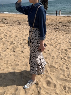 「SEVENDAYS=SUNDAY（セブンデイズサンデイ）のアイテム（シャツ/ブラウス）」を使った、39さん（レディース・158cm）の春コーディネート