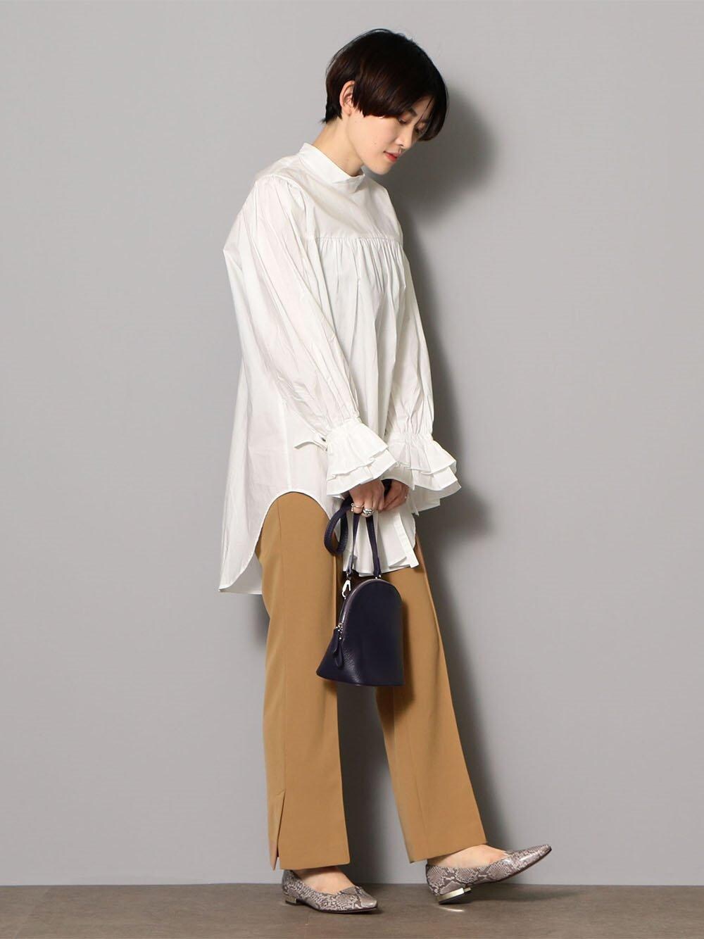 「casual」｜「green label relaxingの◆D オペラ ポインテッド フラットシューズ(1.5cmヒール)（パンプス、その他）」を使った、高瀬　亜紀さん（レディース・161cm）の夏コーディネートの1枚目の写真