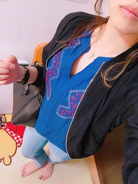 「GHERARDINI（ゲラルディーニ）のアイテム（バッグ）」を使った、knn.さん（レディース・157cm）の夏コーディネート