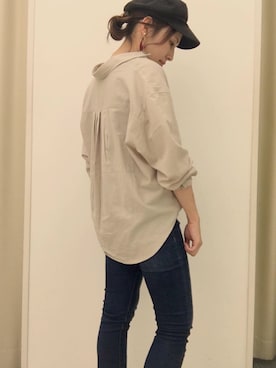 「AMERICAN HOLIC」｜「アイテム（アクセサリー）」を使った、おかさん（レディース・154cm）の秋コーディネート