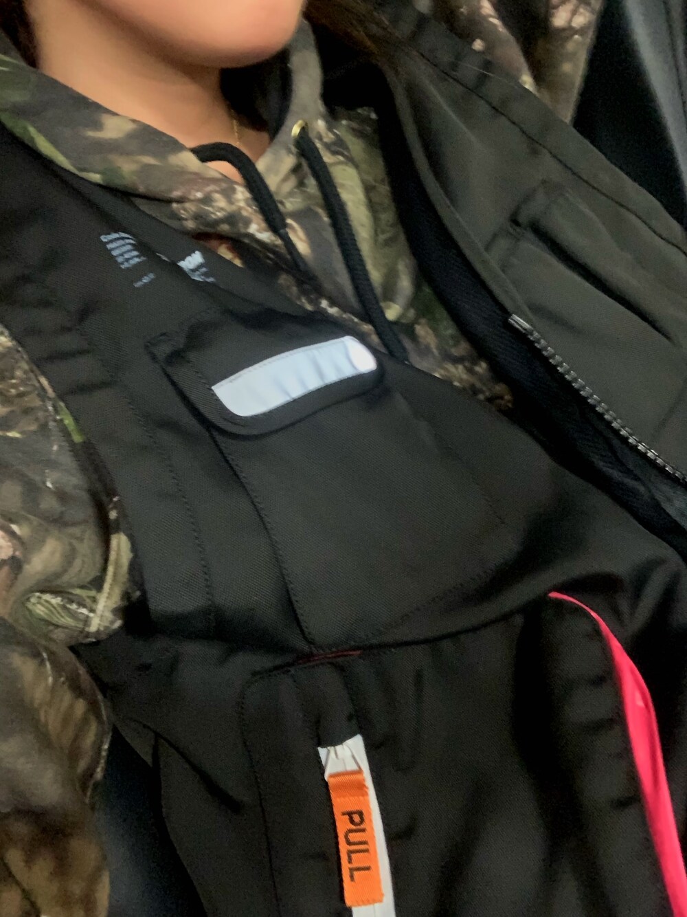 「heronpreston、HERON PRESTON、heron、ヘロンプレストン、carhartt、カーハート」｜「HERON PRESTONのアイテム（その他アウター、ブラック系）」を使った、🕊さん（レディース・155cm）の春コーディネートの1枚目の写真
