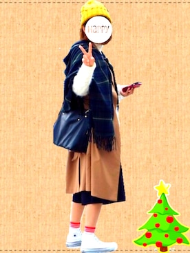 りいこさん(レディース・158cm)の冬コーディネート