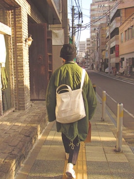 「COMESANDGOES」｜「アイテム（ジャケット/アウター）」を使った、KAZUHAさん（メンズ・167cm）の春コーディネート