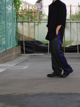「MASTER&Co（マスターアンドコー）のアイテム（シャツ/ブラウス）」を使った、KAZUHAさん（メンズ・167cm）の夏コーディネート