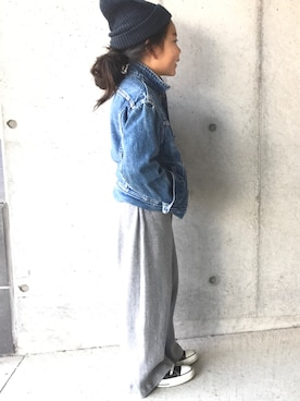 Niinaさん（キッズ・120cm）の冬コーディネート