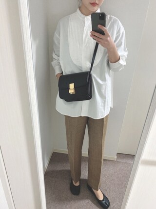 新品タグ付き☆TODAYFUL ヘリンボーンリネントラウザーズ　パンツ☆ TODAYFUL（トゥデイフル）の「TODAYFUL(トゥデイフル