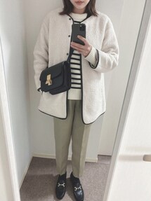 IENA♡seseボーダークルーネックプルオーバー IENA（イエナ）の「seseボーダークルーネックプルオーバー◇（ニット