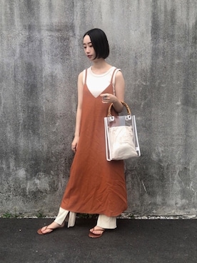 「DAISO（DAISO）のアイテム」を使った、MIYABEさん（レディース・163cm）の秋コーディネート