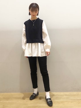 MIYABEさん（レディース・163cm）の春コーディネート