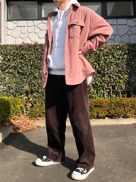 俊介さん(メンズ・165cm)の秋コーディネート