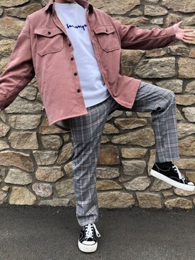 俊介さん(メンズ・165cm)の秋コーディネート