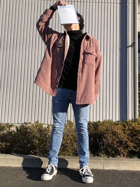 俊介さん(メンズ・165cm)の冬コーディネート