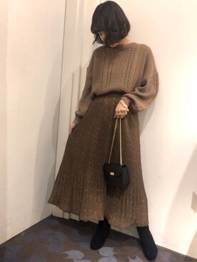 chiakiさん（レディース・154cm）の秋コーディネート