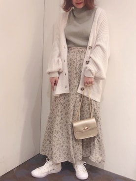 chiakiさん（レディース・154cm）の冬コーディネート