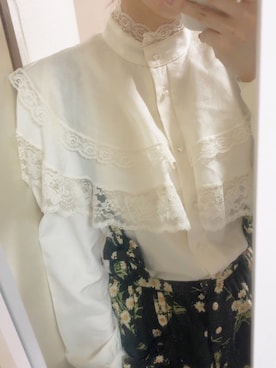 「PINK HOUSE（ピンクハウス）のアイテム」を使った、chiakiさん（レディース・154cm）の春コーディネート