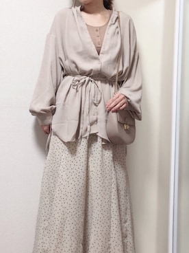 chiakiさん（レディース・154cm）の春コーディネート