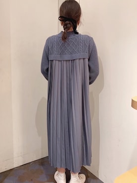 「earth music&ecology（アースミュージックアンドエコロジー）のORiental TRaffic ビットローファー ＊（パンプス）」を使った、chiakiさん（レディース・154cm）の秋コーディネート