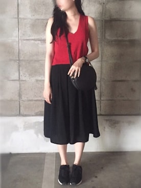 「IOSSELLIANI（イオッセリアーニ）のアイテム（リング）」を使った、772さん（レディース・164cm）の夏コーディネート